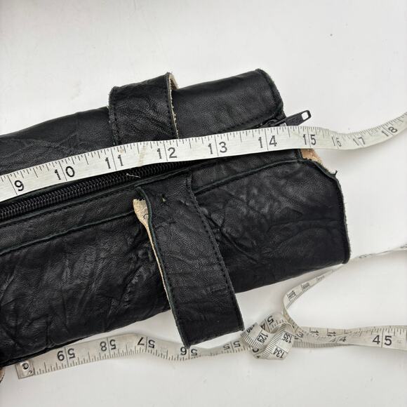 Jim Barnier Three Buckle Boots Women's 6 Black Leather Boho Biker Free People - Picture 10 of 11